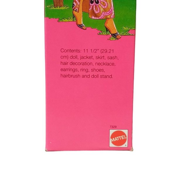 Malaysian Barbie #7329 Vintage 1990 Mattel MINT NRFB Dolls of the World - Picture 4 of 10